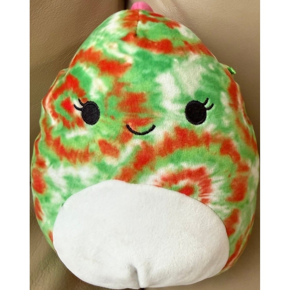 Squishmallows Winifred the Chameleon 8" Red & Green Tie-Dye Plush